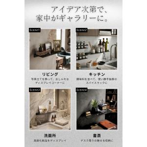 ウォールシェルフ おしゃれ アイアン ステンレ...の詳細画像5