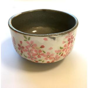 抹茶椀　ピンク桜小抹茶　茶道具
