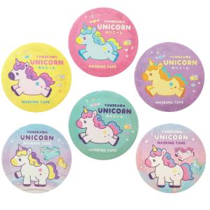 SAIEN 箔押し Unicorn 20mm マスキングテープ / ユニコーン ゆめかわ