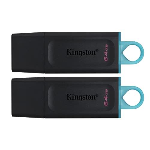 Kingston DataTraveler Exodia 64GB USB 3.2 フラッシュドライ...