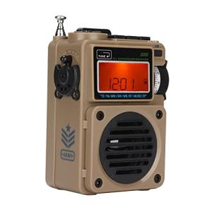 デジタルラジオ、 ポータブル フルバンド 緊急時の天気 ラジオ タイマー付き、 メモリーカード/Bluetoothをサポート、 多機能ラジオ 音楽プレ｜storekt
