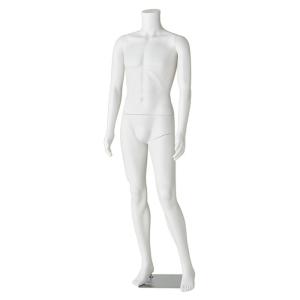 紳士 全身マネキン リアルタイプ 軽量PE製 無塗装 ホワイト