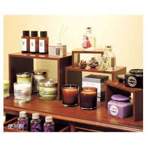 コの字ラック 収納 木製 木目 卓上ラック L...の詳細画像3