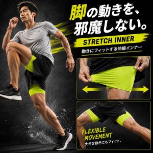 ランニングパンツ メンズ インナー付き スマホ...の詳細画像3