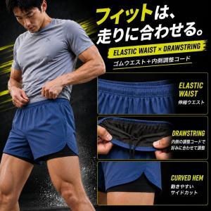 ランニングパンツ メンズ インナー付き スマホ...の詳細画像4