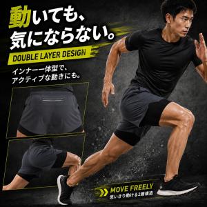 ランニングパンツ メンズ インナー付き スマホ...の詳細画像5