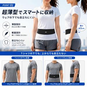 ランニングポーチ 揺れない スマホ ランニング...の詳細画像3