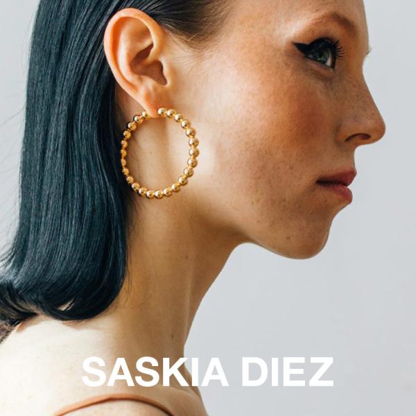 SASKIA DIEZ サスキア ディツ GOLD LIQUID CREOLE ゴールド リキッド ...