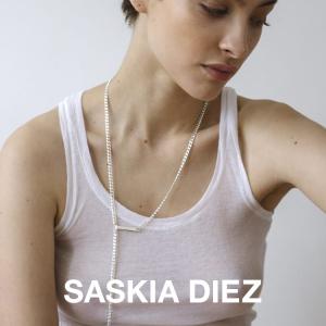 SASKIA DIEZ サスキア ディツ SILVER IDENTITY LASSO シルバーアイデンティティーラソーネックレス 840mm×4mm｜storesparkle