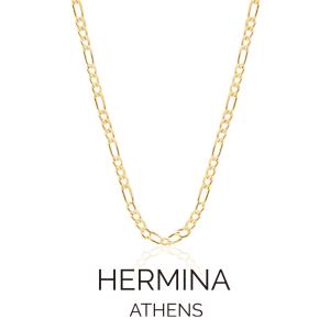 HERMINA ATHENS ヘルミーナ アセン GRECIAN CHAIN グリーシアン チェーン ネックレス ゴールド 50cm レディース｜storesparkle