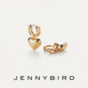 JENNY BIRD ジェニーバード Puffy Heart Huggie Earrings ゴールド パフィー ハート ハギー イヤリング ピアス レディース ブランド｜storesparkle