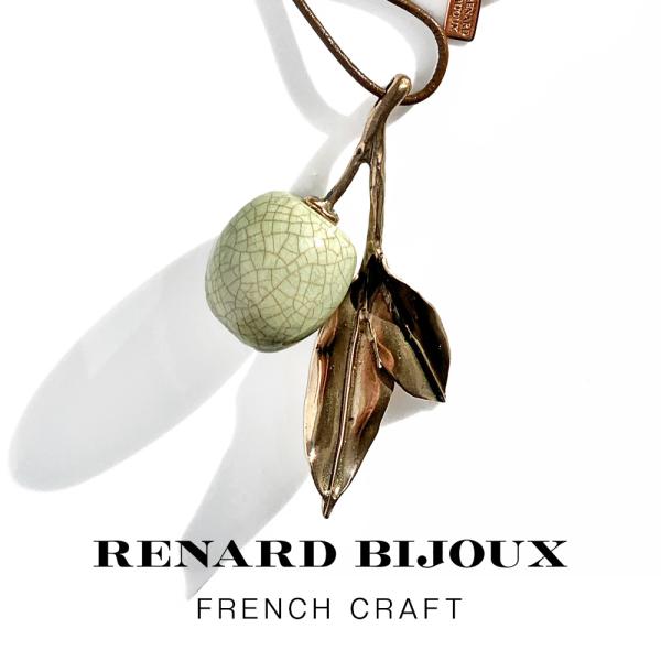RENARD BIJOUX レナード ビジュー フレンチクラフト りんご ネックレス Small A...