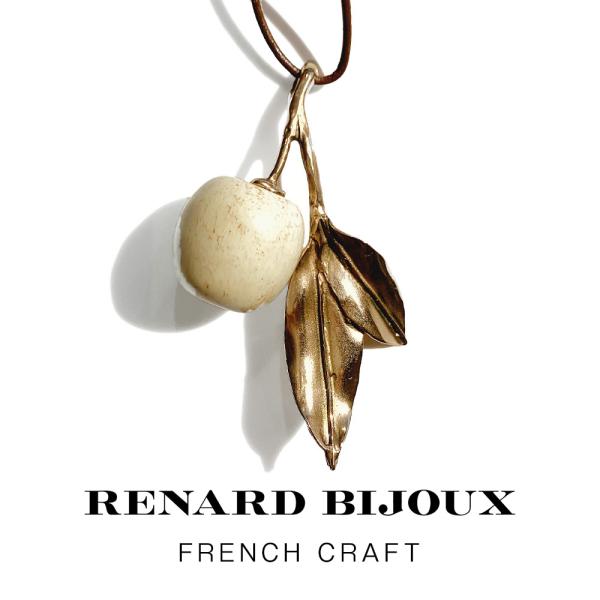 RENARD BIJOUX レナード ビジュー フレンチクラフト りんご ネックレス Small A...