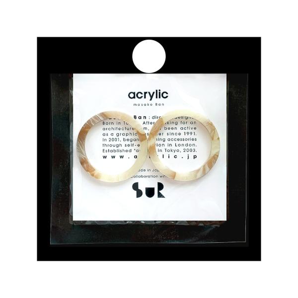 acrylic アクリリック gum earring ガムイヤリングパーツ Sur サー TSUGI...