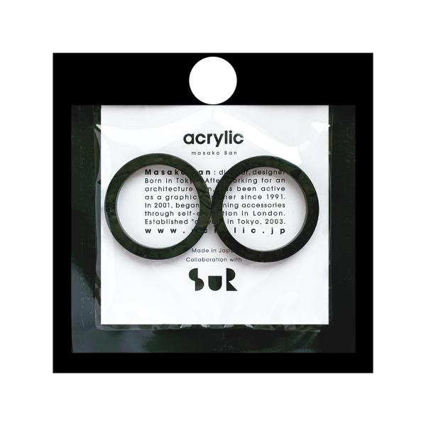 acrylic アクリリック gum earring ガムイヤリングパーツ Sur サー TSUGI...