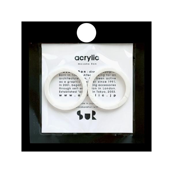 acrylic アクリリック gum earring ガムイヤリングパーツ Sur サー TSUGI...