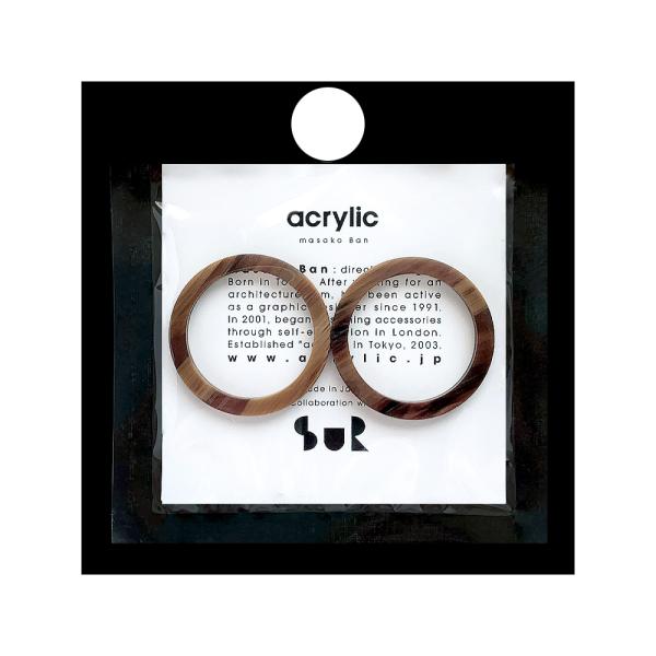 acrylic アクリリック gum earring ガムイヤリングパーツ Sur サー TSUGI...