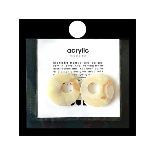 acrylic アクリリック gum earring ガムイヤリングパーツ Sur サー TSUGI...