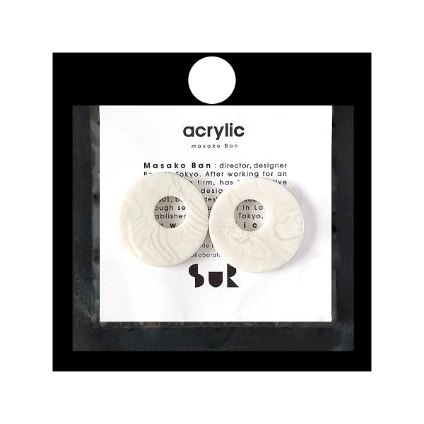 acrylic アクリリック gum earring ガムイヤリングパーツ Sur サー TSUGI...