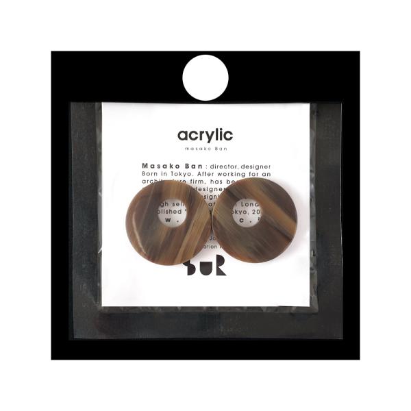 acrylic アクリリック gum earring ガムイヤリングパーツ Sur サー TSUGI...