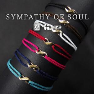 シンパシーオブソウル コードブレスレット ゴールド sympathy of soul Infinity HOPE Cord Bracelet メンズ レディース ユニセックス アクセサリー｜storevolk