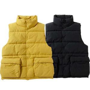 期間限定50%OFFセール ベスト STORMY ストーミー Ripstop Wadding Vest Black Mustard アウター 中綿ベスト リップストップ メンズ レディース｜stormy-japan