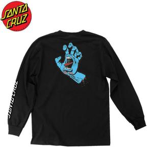 サンタクルーズ SANTA CRUZ tシャツ 長袖 Screaming Hand LS Tee BLACK スクリーミングハンド ロングスリーブ ロンt ブラック｜stormy-japan