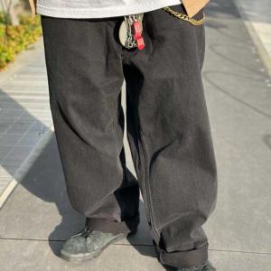 ボルコム VOLCOM パンツ BILLOW PANT Black ボトムス デニムパンツ ルーズフィット ブラック a1932205｜stormy-japan