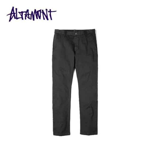 ALTAMONT DAVIS SLIM CHINO(BLACK/GREY)(アルタモント ストレッチ...