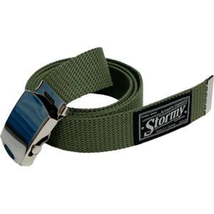 ベルト STORMY ストーミー ORIGINAL GI BELT OLIVE ガチャベルト メンズ レディース｜stormy-japan