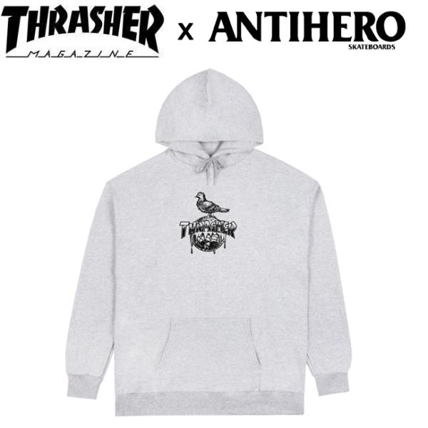 パーカー THRASHER x ANTIHERO スラッシャー アンタイヒーロー Covereh H...