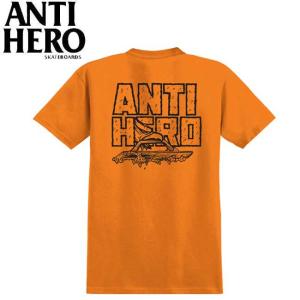 tシャツ ANTIHERO アンタイヒーロー Custom Pocket S/S TEE Orange 半袖Tシャツ カットソー メンズ レディース｜stormy-japan