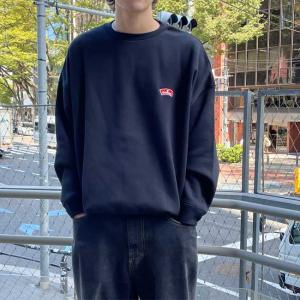 期間限定ポイント10倍！デビルユース DEVILUSE x STORMY トレーナー ROUND LOGO Crewneck Sweat Black E23075 Limited Item クルースウェット メンズ レディース｜stormy-japan