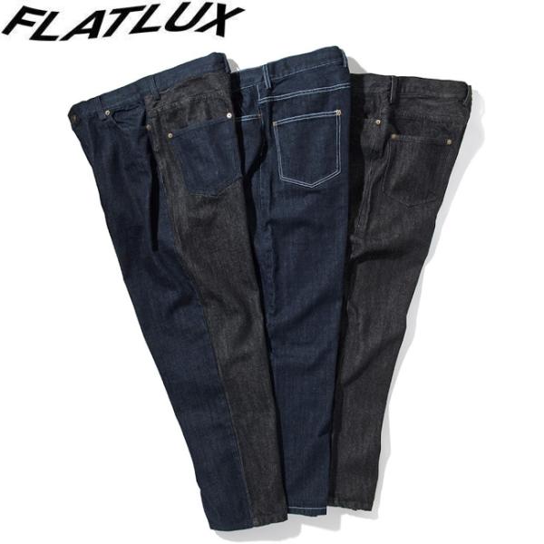 パンツ FLATLUX フラットラックス Ball Baggy Denim Pant 2Tone I...