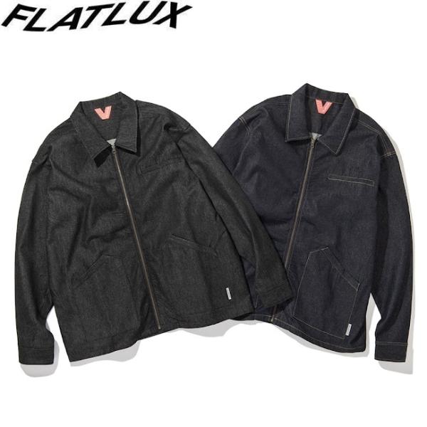 ジャケット FLATLUX フラットラックス Vain Zip L/S Shirt Jacket"R...