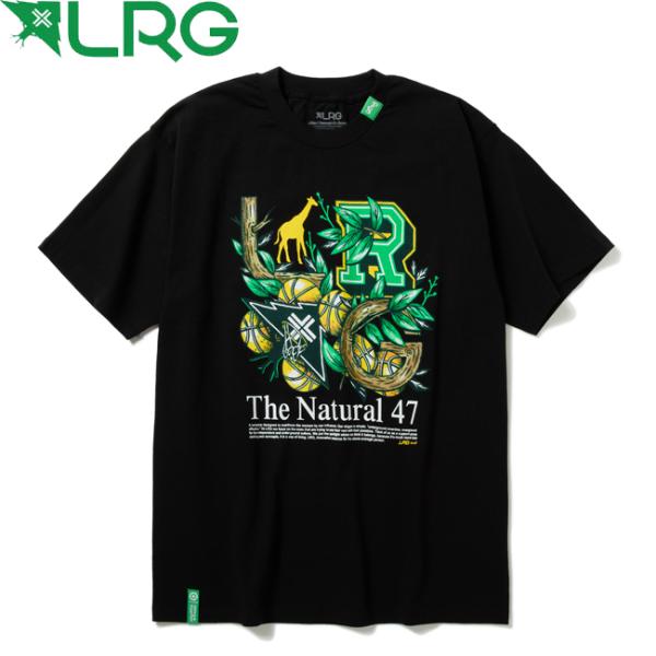 tシャツ LRG エルアールジー NATURAL 47 Short Sleeve TEE Black...