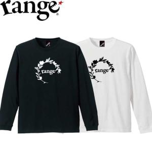 レンジ range tシャツ Truely Mess. L/S tee Black White 長袖 Tシャツ カットソー メンズ レディース｜stormy-japan