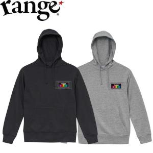 レンジ range パーカー Equalizer Tone Hoody Sweat Black H.Gray プルオーバーフード スウェット メンズ レディース｜stormy-japan