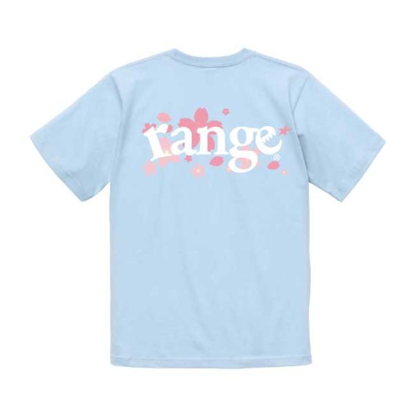 tシャツ range レンジ Love SAKURA SS TEE Black White Ligh...