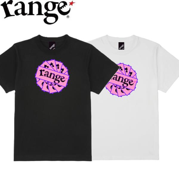 tシャツ range レンジ Spiral Logo S/S T-Shirts Black Whit...