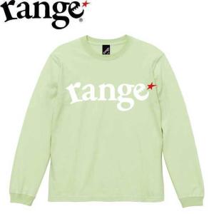 レンジ range tシャツ LOGO LS TEE LIME 長袖 Tシャツ カットソー ライムグリーン｜stormy-japan