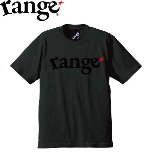 レンジ range tシャツ logo SS TEE BLACKBLACK 半袖 Tシャツ ブラック...