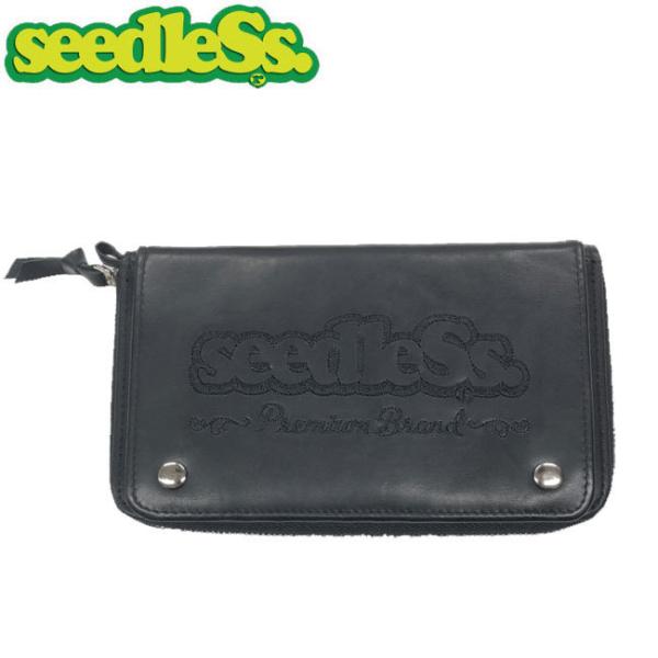 シードレス seedleSs ウォレット SD GENUINE LEATHER WALLET BLA...