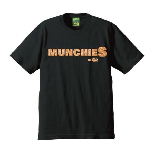 シードレス Seedless THCOOKIES MUNCHIES s/s tee black クッ...