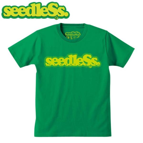 シードレス seedleSs tシャツ COOP REGULAR SS TEE GREEN 半袖Tシ...