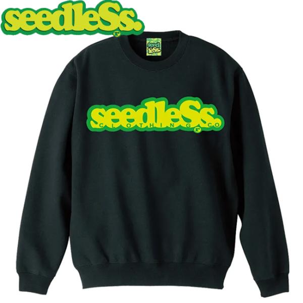 トレーナー seedleSs シードレス COOP Logo Crew Sweat Black クル...