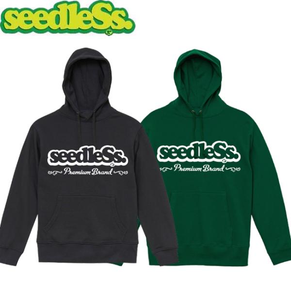 パーカー seedleSs シードレス Premium COOP Logo Hoody 2 Blac...