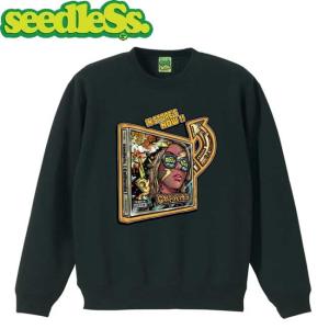 トレーナー seedleSs シードレス CD2020 Crew Sweat Black クルーネック スウェット メンズ レディース｜stormy-japan