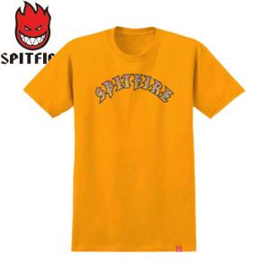 スピットファイア SPITFIRE Tシャツ OLD E FADE FILL S/S TEE Gold カットソー 半袖 メンズ レディース｜stormy-japan