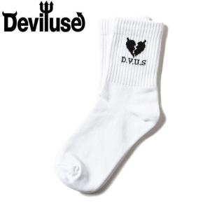 デビルユース Deviluse ソックス Heartaches Socks White｜stormy-japan